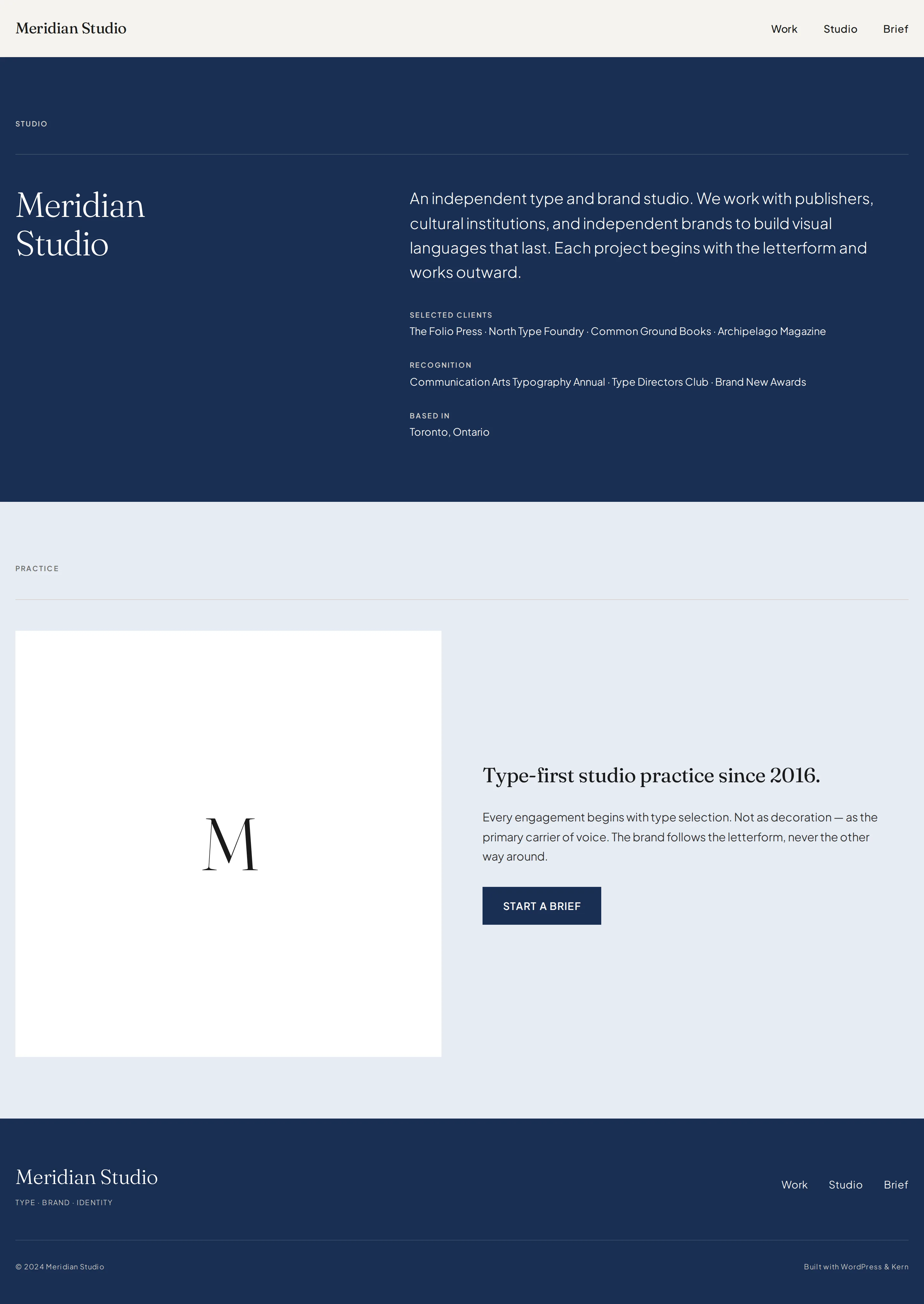 Studio Bio preview