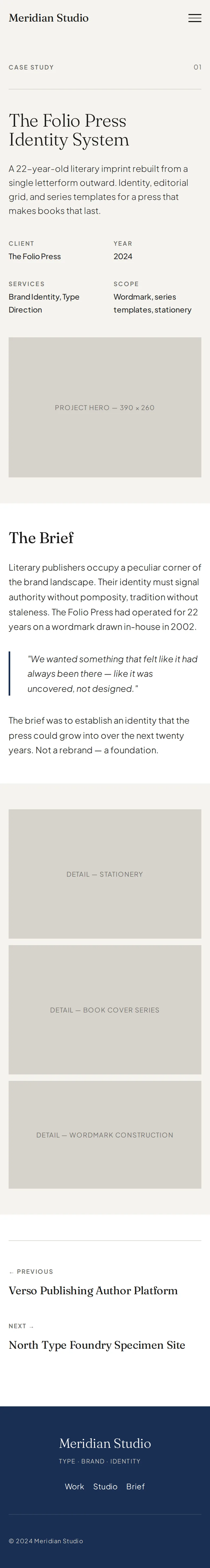 Case Study — 390px preview