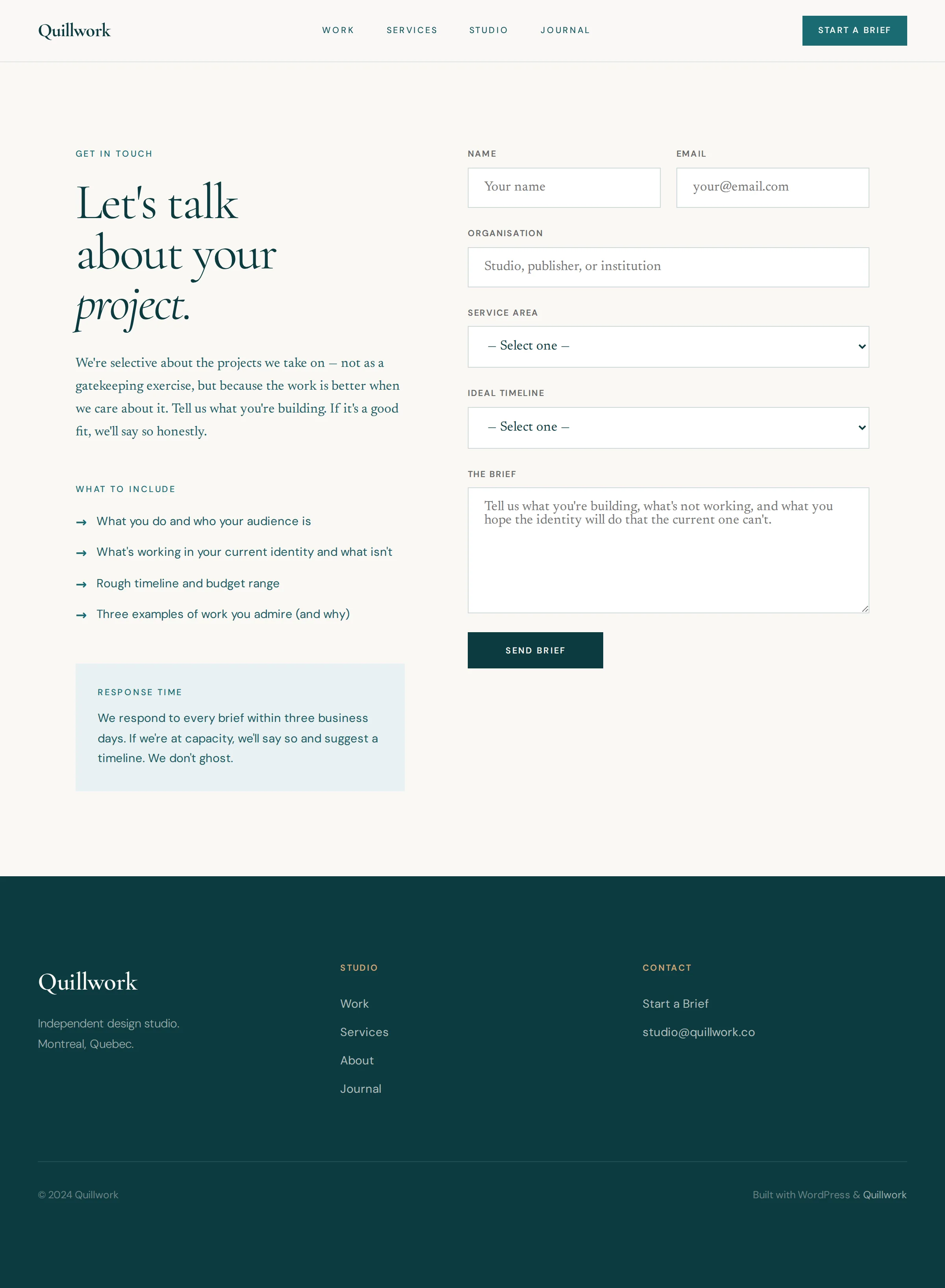 Contact preview